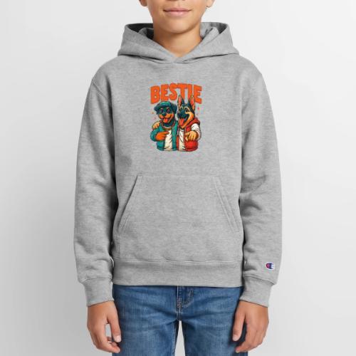 Hip Hop Dog Besties Shirt for Friends & Pet Lovers - Champion Youth Hoodie