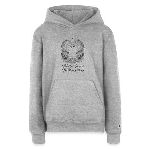 Poetic Swan T-Shirt - Champion Youth Hoodie