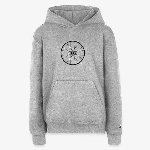 Bicycle Wheel - Champion Youth Hoodie