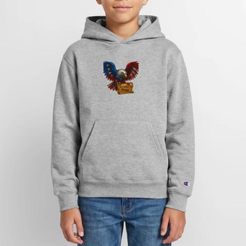 Veterans Press Bald Eagle - Champion Youth Hoodie