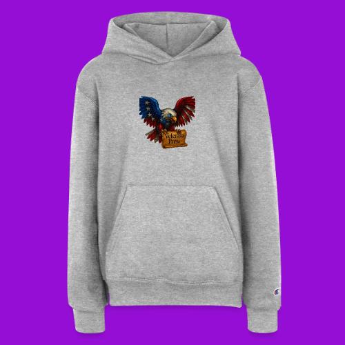 Veterans Press Bald Eagle - Champion Youth Hoodie