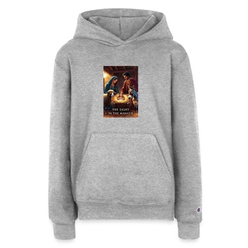 Nativity Manger T-Shirt - Champion Youth Hoodie