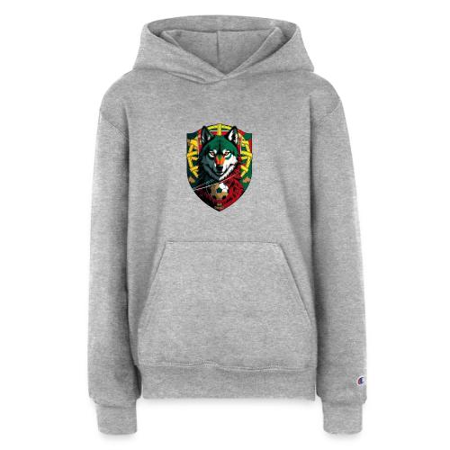 Portugal Iberian Wolf Soccer T Shirt,Football Gift - Champion Youth Hoodie