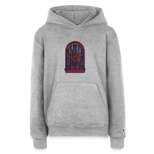 Barcelona Scarlet Pride T Shirt, Vibrant City Gift - Champion Youth Hoodie