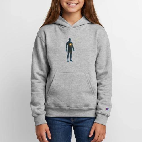 Glowing Chest Personl - Champion Youth Hoodie