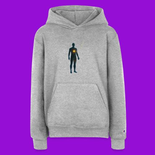 Glowing Chest Personl - Champion Youth Hoodie