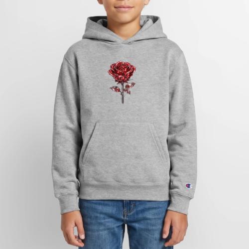 2 Set - Silver and Gold Roses - Champion Youth Hoodie