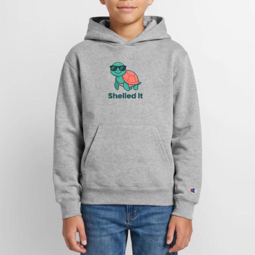 Funny Turtle Sunglasses Shelled It Cute Gift - Champion Youth Hoodie