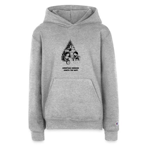 Christmas Morning T-Shirt | Minimalist Kids Gifts - Champion Youth Hoodie