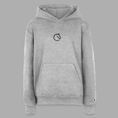 embroidered horsey! - Champion Youth Hoodie