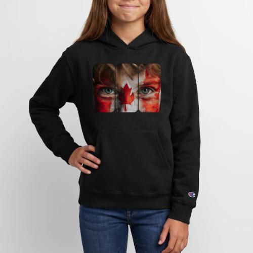 Canada: Maple Leaf Gaze - Champion Youth Hoodie