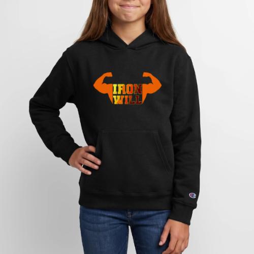 Bodybuilding: Iron Will Power - Champion Youth Hoodie
