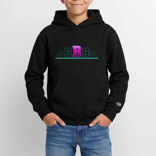 Letter B – Capital Varsity Alphabet Monogram - Champion Youth Hoodie