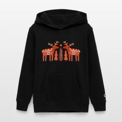 Reindeer - Champion Youth Hoodie