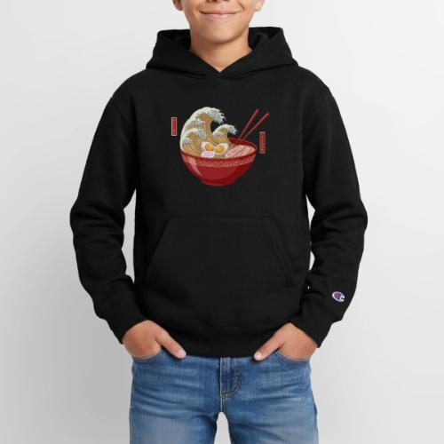 The Great Wave of Ramen - Champion Youth Hoodie