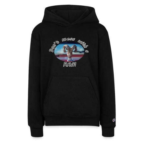Don’t Mess with a RAM - Champion Youth Hoodie