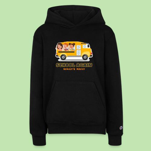 first day of school outfit- school again - Champion Youth Hoodie