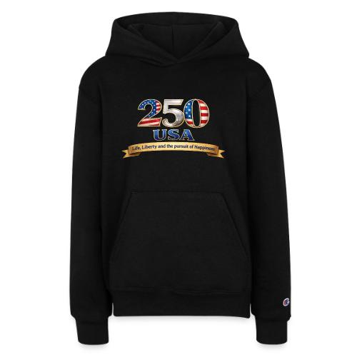 250 USA Liberty Banner - Champion Youth Hoodie