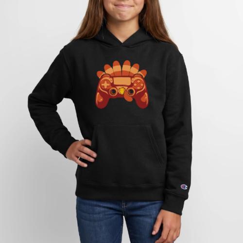 Gamer Turkey Thanksgiving - Champion Youth Hoodie