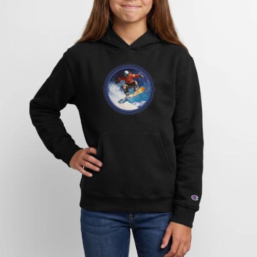 Snowboarding Rush - Champion Youth Hoodie