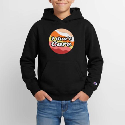 I Don’t Care Vibes - Champion Youth Hoodie