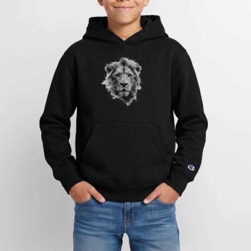 Lion: Monochrome King - Champion Youth Hoodie