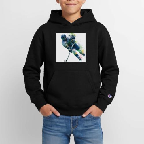 Hockey: Frozen Motion - Champion Youth Hoodie