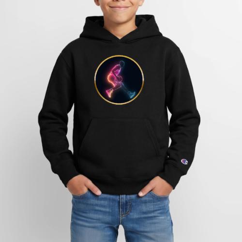 Basketball: Golden Court Glow - Champion Youth Hoodie