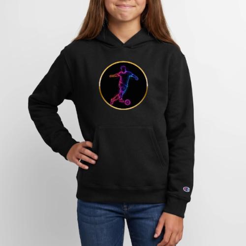 Neon Soccer Flow - Champion Youth Hoodie