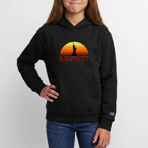 USA: Sunset Liberty Bold - Champion Youth Hoodie