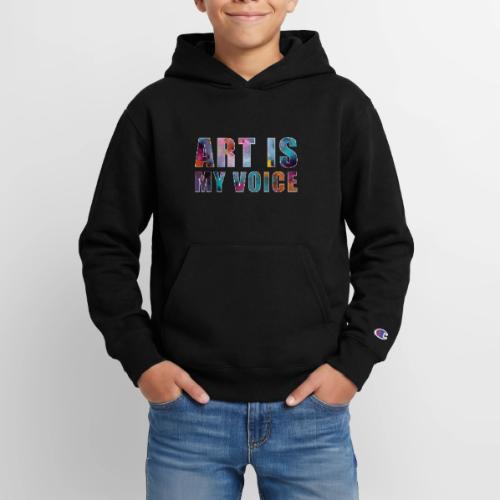 Art Is My Voice - Champion Youth Hoodie