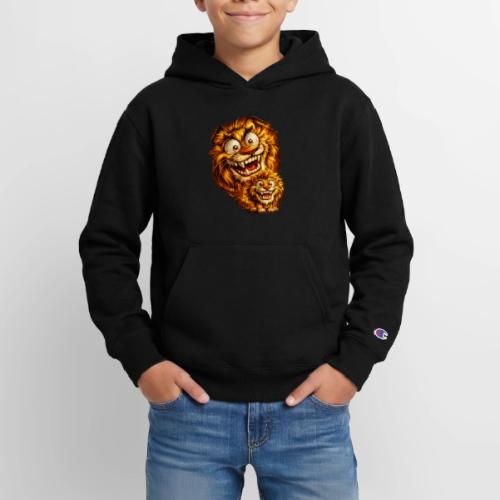 Crazy Double Lion Streetwear - Champion Youth Hoodie