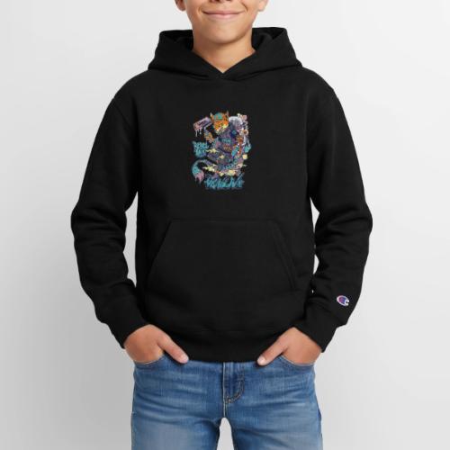 Kitsune Street Rebel - Champion Youth Hoodie