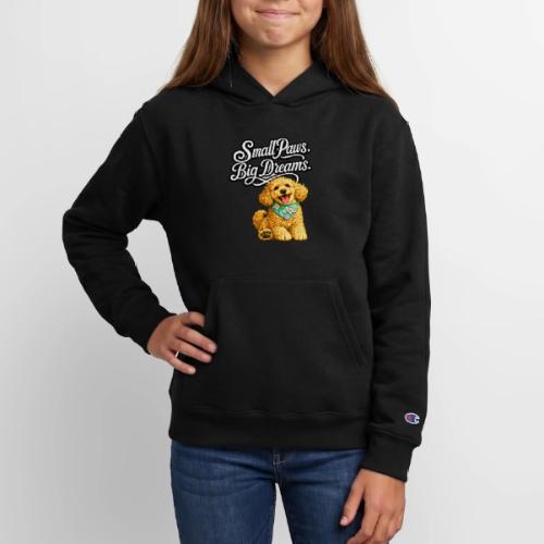 Small Paws Big Dreams Goldendoodle Puppy - Champion Youth Hoodie