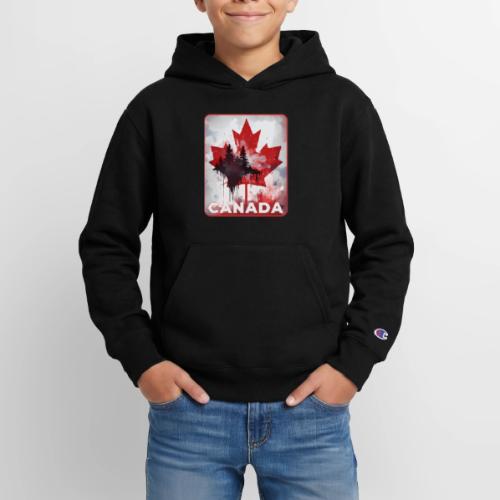 Canada's Maple Leaf Pride - Champion Youth Hoodie