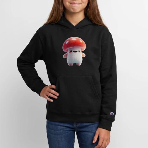 Mushroom: Red Forest Friend - Champion Youth Hoodie