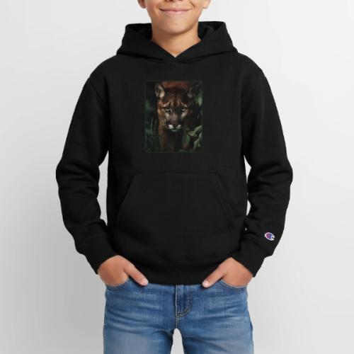 Cougar Jungle Predator Design - Champion Youth Hoodie