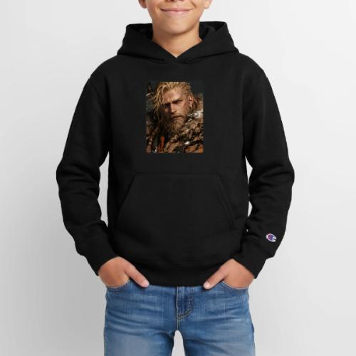Battle-Scarred Viking Warrior - Champion Youth Hoodie