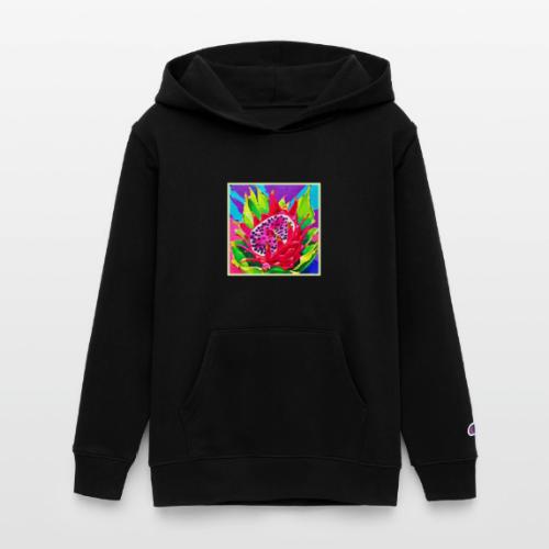 Neon Dragon Fruit Splendor - Champion Youth Hoodie