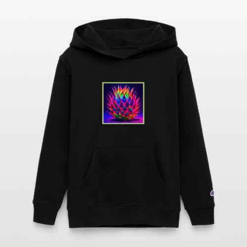 Electric Neon Dragon Fruit - Champion Youth Hoodie