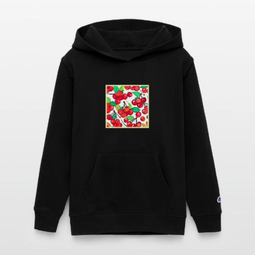 Cherry Pattern Design - Champion Youth Hoodie