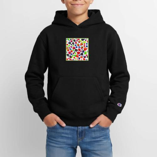 Berry Burst: Fruity Pattern - Champion Youth Hoodie