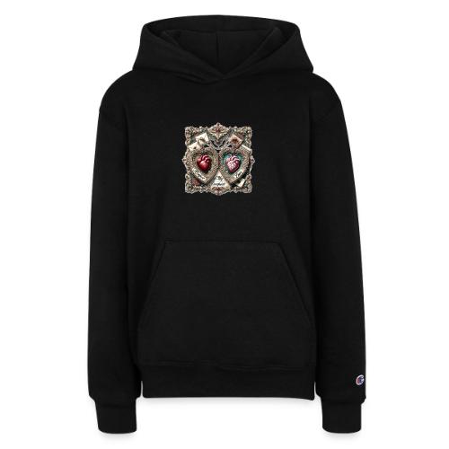 Keeper of My Deepest Love Victorian Locket T-Shirt - Champion Youth Hoodie