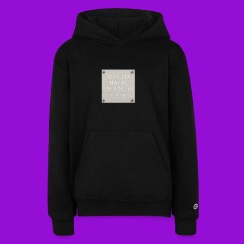 Results - White - Champion Youth Hoodie