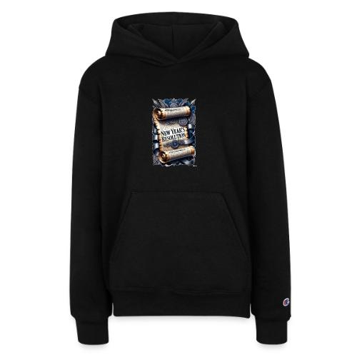 New Year's Resolution T-Shirt - Champion Youth Hoodie