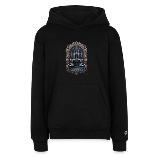 Gilded Baroque Fountain T-Shirt - Champion Youth Hoodie