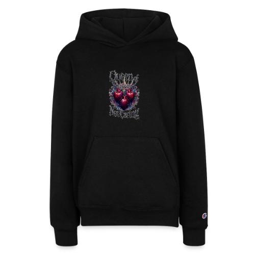 Queen of Not Caring T-Shirt - Champion Youth Hoodie