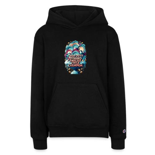 Dish Duty Dynamo T Shirt, Endless Cycle Champion - Champion Youth Hoodie