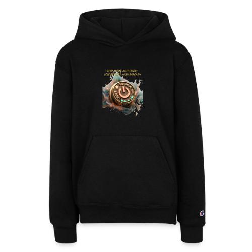 Dad Mode Activated T Shirt, Funny Dad Gift - Champion Youth Hoodie