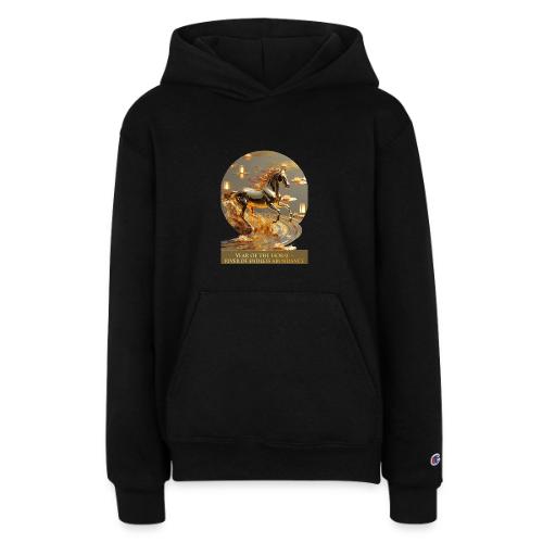 Year of the Horse Abundance T Shirt, Lunar NY Gift - Champion Youth Hoodie
